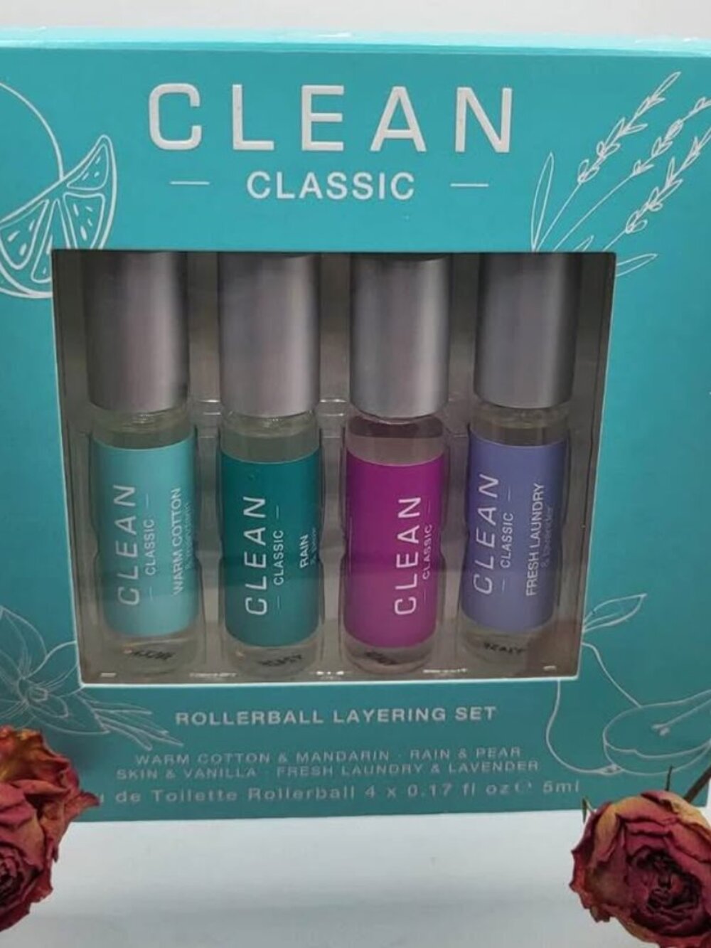 Clean Classics Rollerball perfume set - NIB